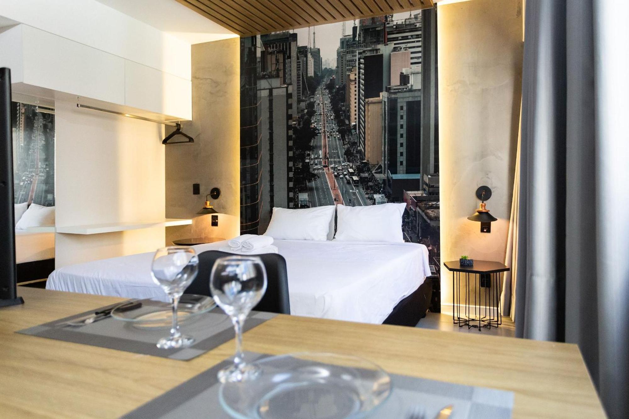 Flat Em Moema Apartment เซาเปาโล ภายนอก รูปภาพ